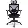 Ergonomic office chair in SEATTLE fabric (black) to associate with Comfortable Office Chairs for Office