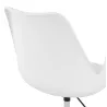 Chaise de bureau avec accoudoirs LORENZO (blanc)