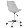 Chaise de bureau design sur roulettes ANTONIO (gris)