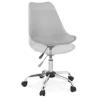 Chaise de bureau design sur roulettes ANTONIO (gris)