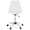 Chaise de bureau design sur roulettes ANTONIO (blanc)