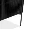 Buffet 2 portes 3 tiroirs 160 cm ALONZO (noir)