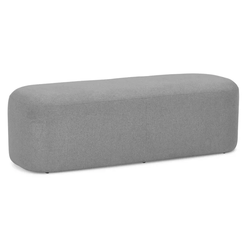 Pouf, banquette design 120 cm DAMIEN (gris foncé)