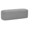 Pouf, banquette design 120 cm DAMIEN (gris foncé)