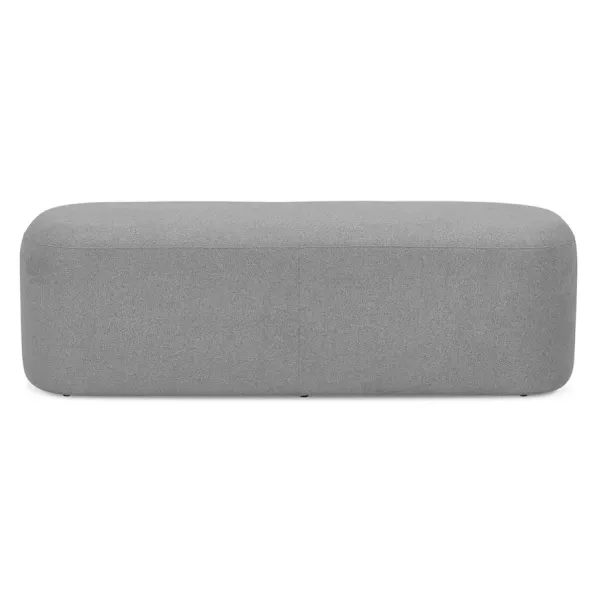 Pouf, banquette design 120 cm DAMIEN (gris foncé)