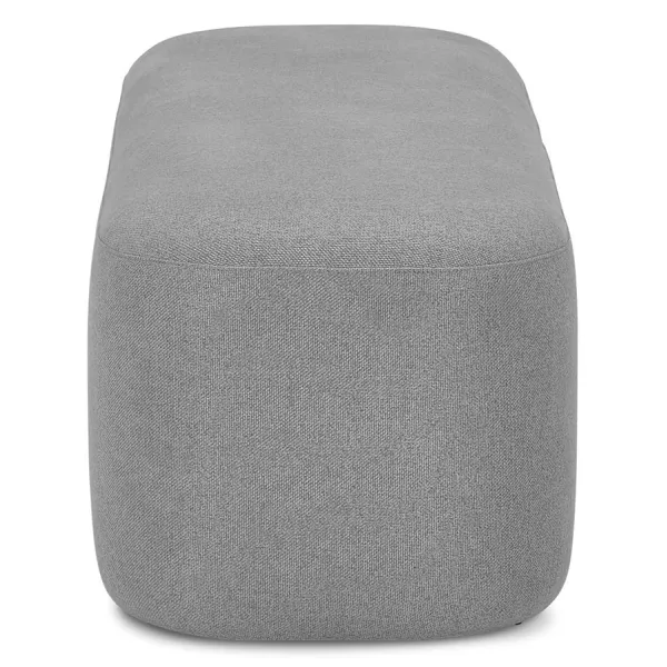 Pouf, banquette design 120 cm DAMIEN (gris foncé)