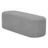 Pouf, banquette design 120 cm DAMIEN (gris foncé)