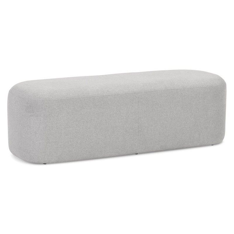 Pouf, banquette design 120 cm DAMIEN (gris clair)