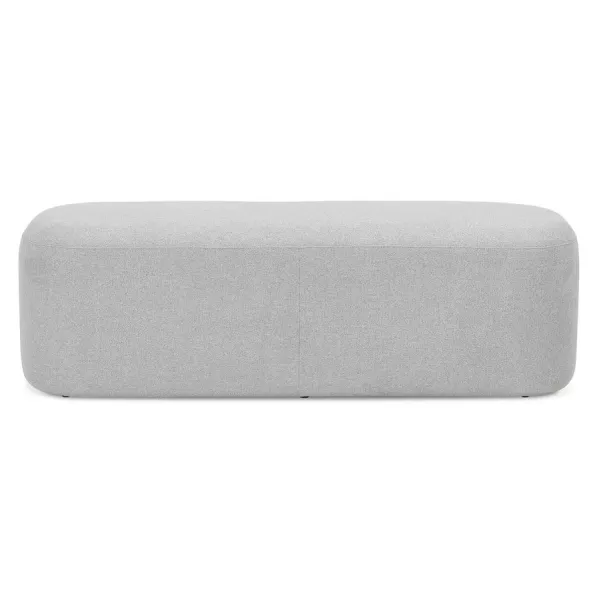 Pouf, banquette design 120 cm DAMIEN (gris clair)