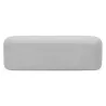 Pouf, banquette design 120 cm DAMIEN (gris clair)