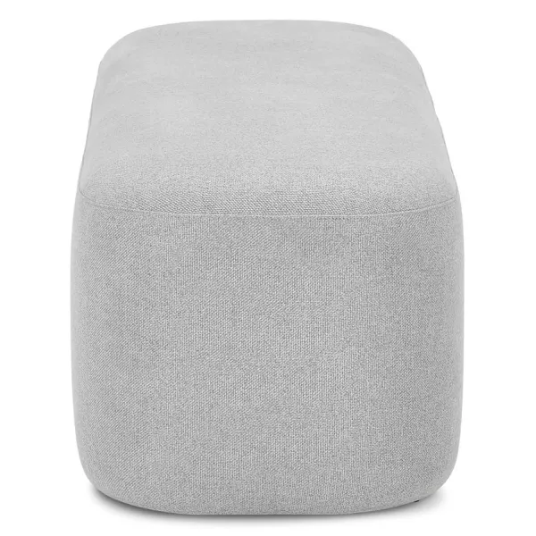 Pouf, banquette design 120 cm DAMIEN (gris clair)