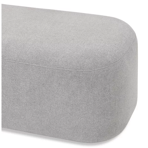 Pouf, banquette design 120 cm DAMIEN (gris clair)