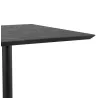 Table design carré pied noir ADRIANA (noir) (70x70 cm)