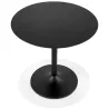 Table à manger ronde design pied noir SHORTY (Ø 80 cm) (noir)