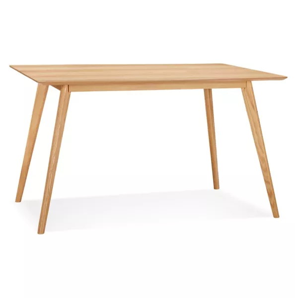 Table bureau droit design MAYA (finition naturel) (80x120 cm)