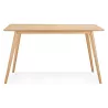 Table bureau droit design MAYA (finition naturel) (80x120 cm)