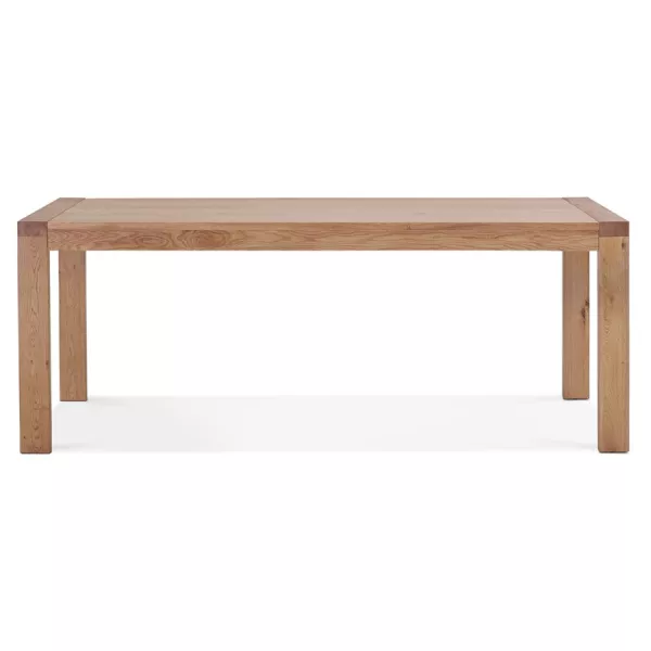 Table à manger extensible en chêne FLORA (finition naturel) (100x200-280 cm)