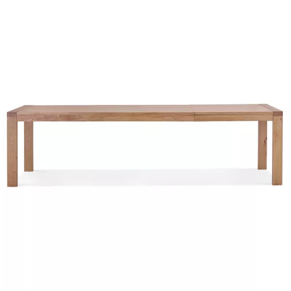 Table à manger extensible en chêne FLORA (finition naturel) (100x200-280 cm)