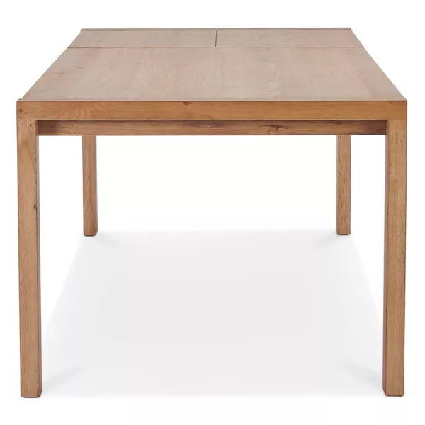 Table à manger extensible en chêne FLORA (finition naturel) (100x200-280 cm)