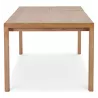 Table à manger extensible en chêne FLORA (finition naturel) (100x200-280 cm)