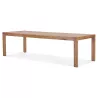 Table à manger extensible en chêne FLORA (finition naturel) (100x200-280 cm)