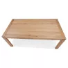 Table à manger extensible en chêne FLORA (finition naturel) (100x200-280 cm)