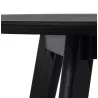 Round dining table industrial design ALICIA (Ø 90 cm) (black) to associate with Functional and stylish kitchen tables