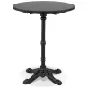 Table d'appoint design ronde effet marbre CELESTE (Ø 60 cm) (noir)