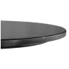 Table d'appoint design ronde effet marbre GASTON (Ø 60 cm) (noir)