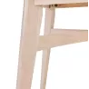 Table de repas design carré en bois MARTIAL (80x80 cm) (blanc)