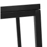 Console design en bois et métal noir ROSALINE (120x35 cm) (noir)