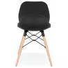 Chaise design scandinave EZRA (noir)