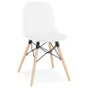 Chaise design scandinave EZRA (blanc)