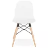 Chaise design scandinave EZRA (blanc)