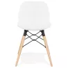 Chaise design scandinave EZRA (blanc)