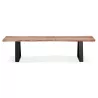 Banc en bois massif d'acacia LANA (180 cm) (naturel)