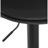 Tabouret de bar réglable rotatif et vintage et pied métal noir PILOU (noir)