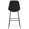 Tabouret de bar industriel pieds métal noir XANA (noir)