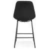 Tabouret snack mi-hauteur industriel pieds métal noir LYDON MINI (noir)