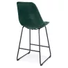 Tabouret snack mi-hauteur industriel pieds métal noir FANOU MINI (vert)