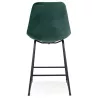 Tabouret snack mi-hauteur industriel pieds métal noir FANOU MINI (vert)