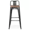 Tabouret de bar industriel WESTOOL (naturel)