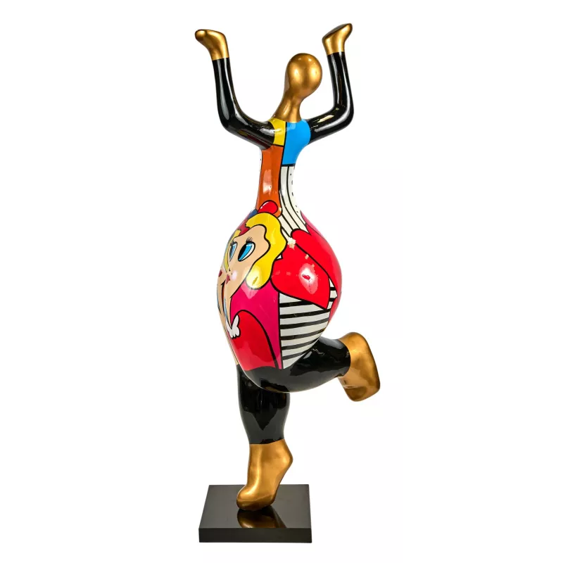 Statue Danseuse Résine 34cm - Décoration Maison Style Artistique - Multiple Coloris