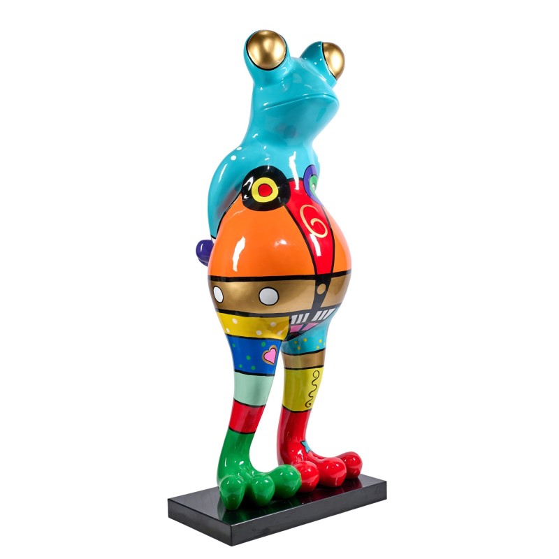 Statue décorative en résine GRENOUILLE LYDIE (H145 cm) (multicolore)