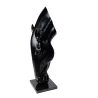 Decorative design statue TÊTE DE CHEVAL in fiberglass (H152 x W51 cm) (black)