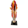 Statue décorative design TETE DE CHEVAL en fibre de verre (H152 x L51 cm) (multicolore)