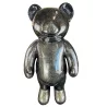 Decorative design statue TEDDY in resin (H146 x W95 cm) (black glitter)