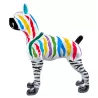 Diseño de escultura decorativa de la estatua CHIEN DEBOUT FLASHY en resina H150 cm (Multicolor) asociarse con Objetos decorativo