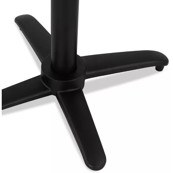 Pied de table pliable PRATIK 75 en aluminium noir intérieur-extérieur