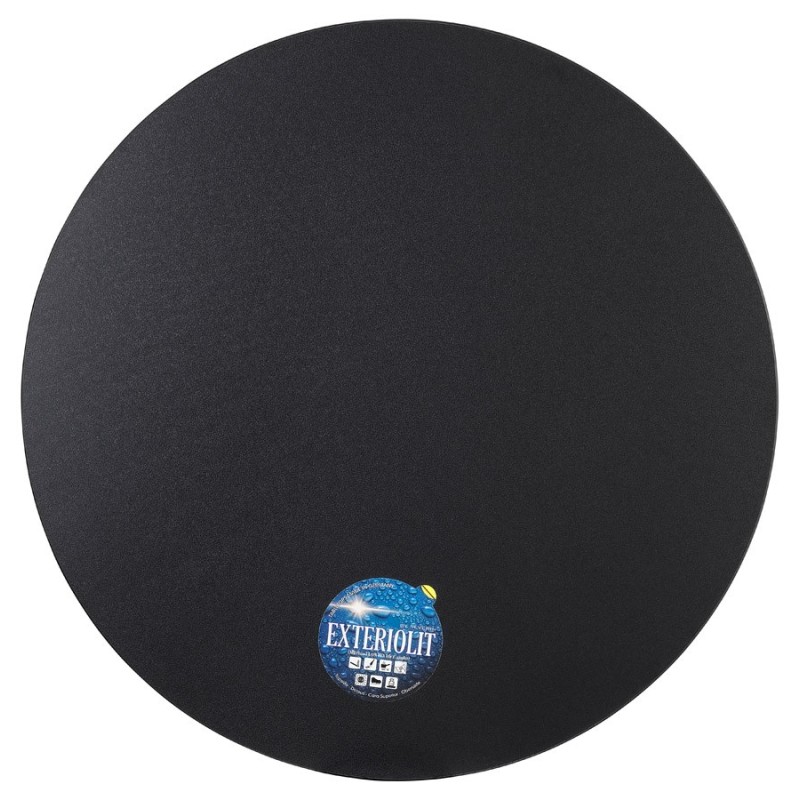 Plateau de table LIMULE rond noir - Ø 68 cm